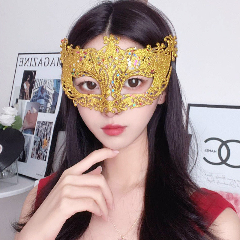 Маска для карнавалу із м`якого пластику one size золотистий Київ - фото 6