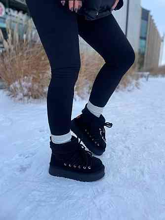 Hengji Угги жіночі HENGJI T39-1 чорні (зима, замша натуральна) (5675) 38 Коломыя