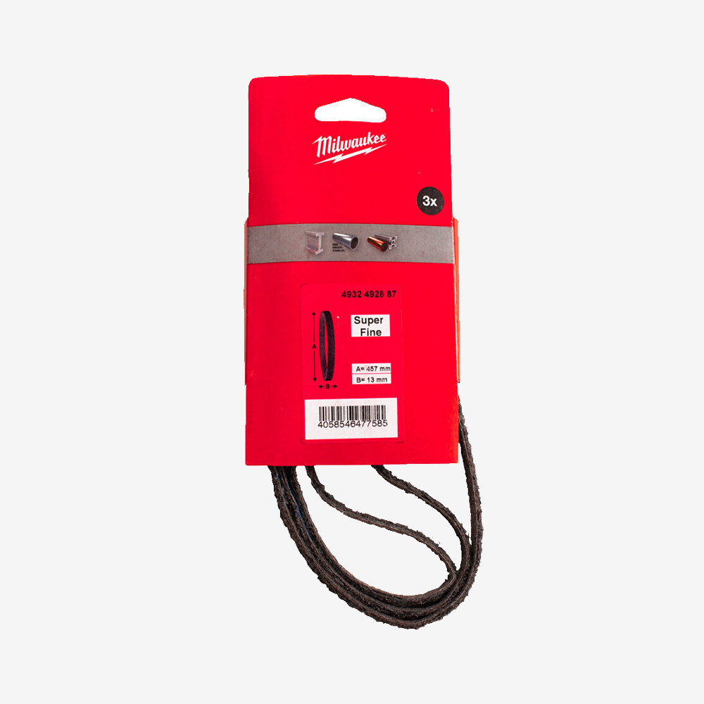 Лента полировочная войлочная MILWAUKEE, 13х475 (3шт) Одесса - изображение 3