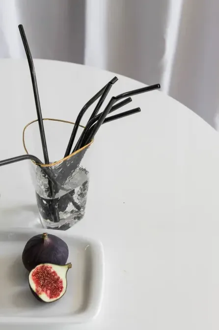 Многоразовые металлические соломинки черные, 4 шт. Киев - изображение 7