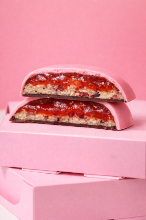 Шоколадное сердце Gregory Mill Strawberry Praliné, 110 г Киев