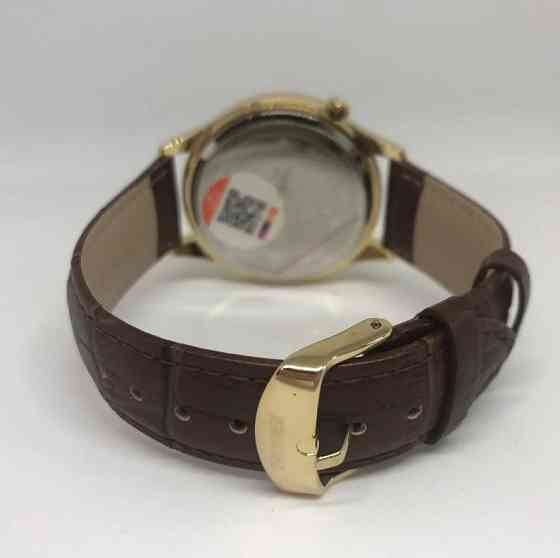 Мужские кварцевые часы Skmei 1581 Prestige коричневые с золотым Киев