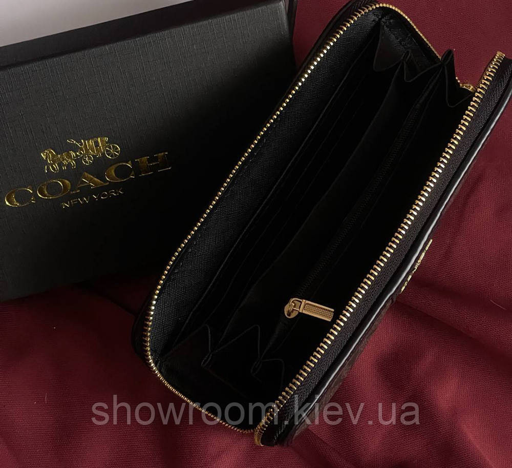 Женский кошелек на молнии Coach (1375-1) Киев - изображение 5