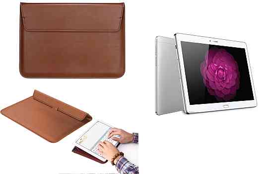 Чохол-конверт VitoCase для HUAWEI MediaPad M2 10.0, з функцією підставки для планшета Коричневий Київ