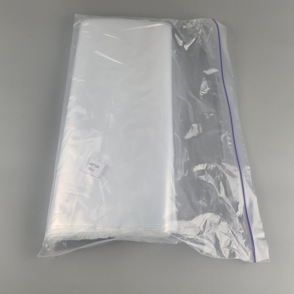 Пакет із замком слайдером (бігунком) 40х50/50 мкм (50 шт.) (1 пачка) Харків - фото 2