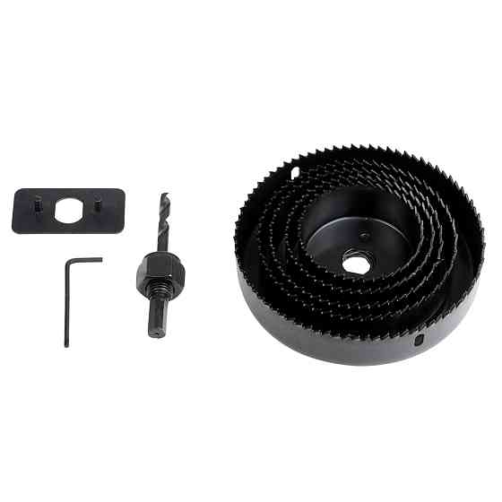 Sigma Коронки по дереву наборные Ø64, 76, 89, 102, 127 мм (кейс) SIGMA (1520081) Киев