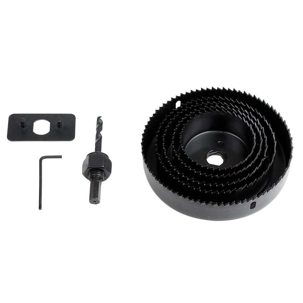 Sigma Коронки по дереву наборные Ø64, 76, 89, 102, 127 мм (кейс) SIGMA (1520081) Киев - изображение 2