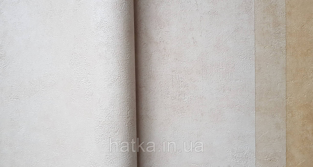 Шпалери вініл на флізеліні Caselio 0.53х10 Beton 2 під штукатурку структурні кремовий перламутр різні відтінки Київ - фото 3