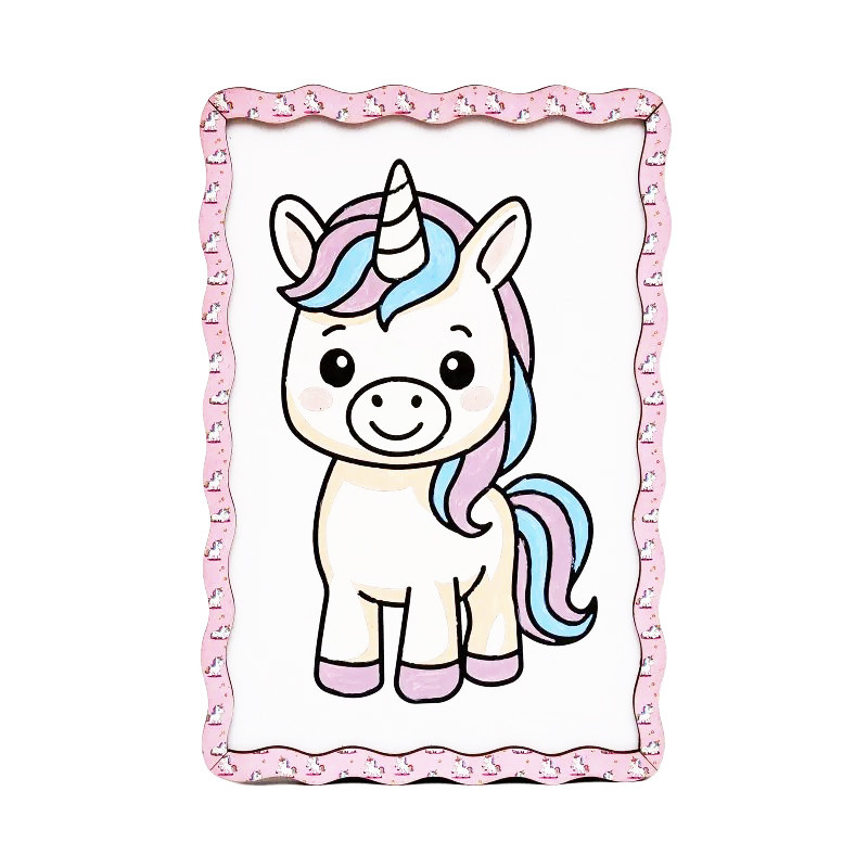 Дитячий набір для розпису по дереву "Єдиноріг" Puz-22981 формат А5 Вінниця - фото 1