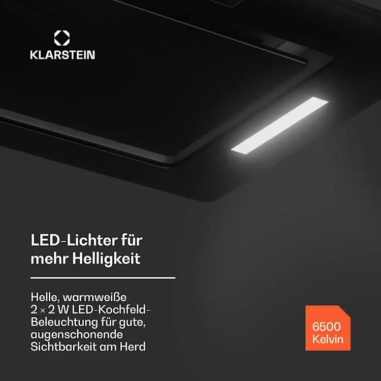 Б/У Вбудована острівна витяжка Klarstein Hektor Eco 72см з Німеччини Дніпро - фото 6