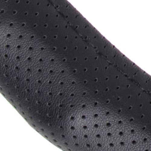 Чохол на кермо VLOD-NPU892 BK L чорний, з одним швом, перфорований Харків - фото 6