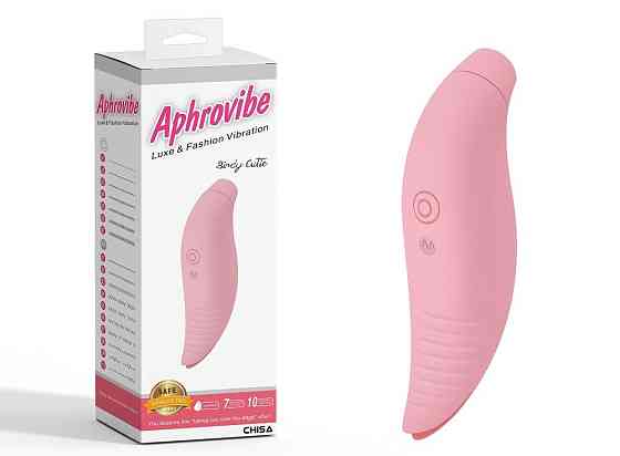 Вакуумный стимулятор клитора с вибрацией двухсторонний Chisa, розовый Sex Aura Киев