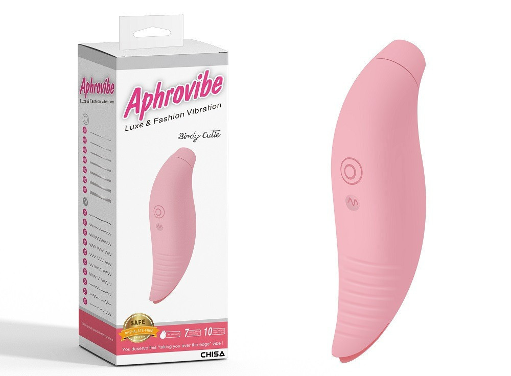 Вакуумный стимулятор клитора с вибрацией двухсторонний Chisa, розовый Sex Aura Киев - изображение 1