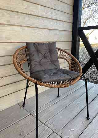 Подушка для стільців (38x38х5 см) Decorator Мальмо колір темно-сірий 84-101 Київ