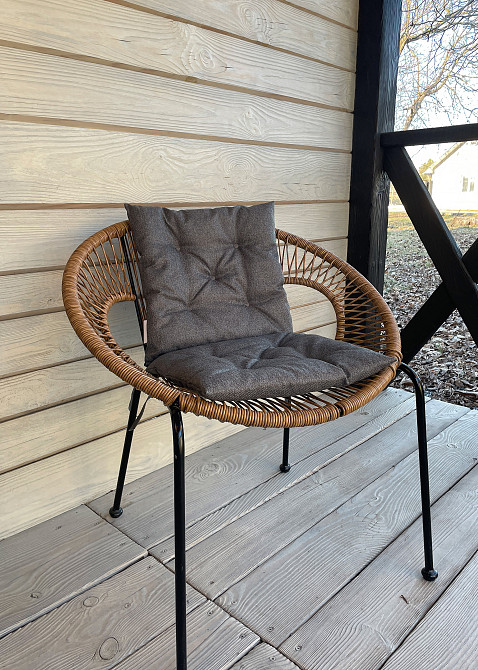 Подушка для стільців (38x38х5 см) Decorator Мальмо колір темно-сірий 84-101 Київ - фото 6