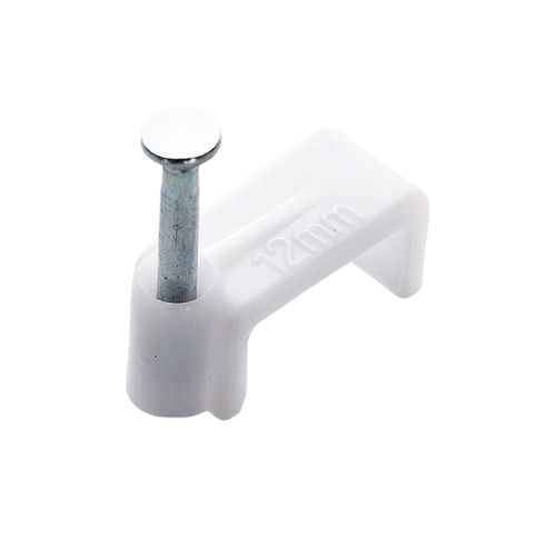 Кабельна кліпса 12*7мм плоска 100шт/уп APRO Житомир - изображение 1