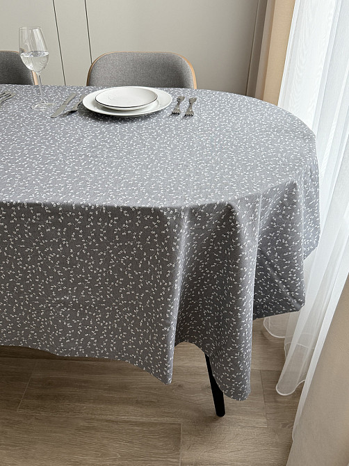 Ecotton Скатертина столова Ecotton DUCK 170х220 см водовідштовхувальна сірий (V 11/ Grey) Коломия - фото 1
