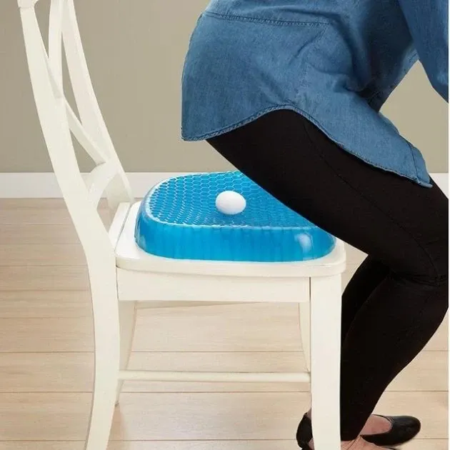 Гелева подушка Egg Sitter   Ортопедична подушка Egg Sitter - М'яка ортопедична подушка для сидіння дозволяє комфортно працювати, ї Одеса - фото 3