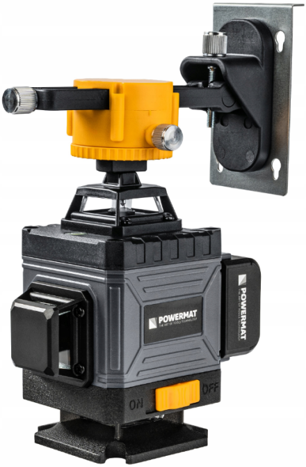 16-лінійний лазерний рівень 4D 360° Powermat 40м PM1492 (Польща) Київ - фото 8