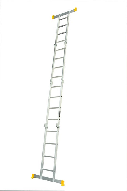 MASTERTOOL Драбина алюмінієва MASTERTOOL шарнірна 4х4 ступенів h=5500 мм max 150 кг 79-1604 Коломия - фото 8