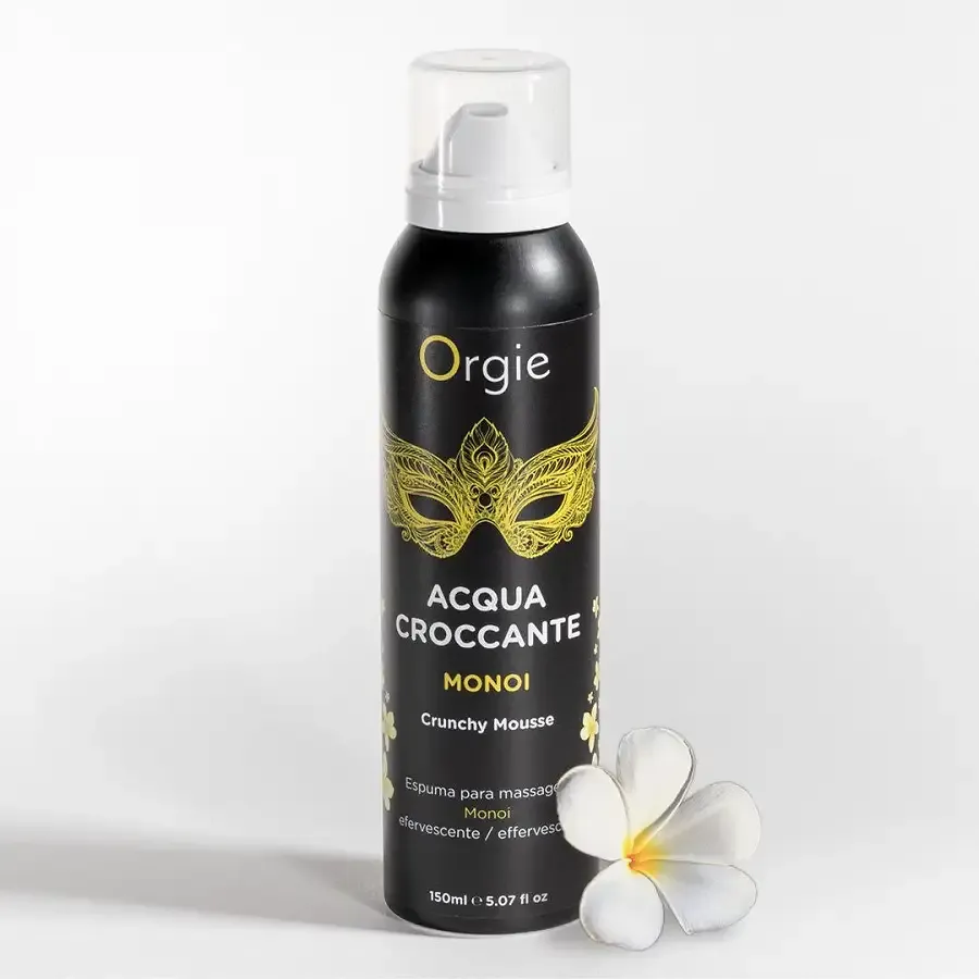 Масажна пінка Orgie – Acqua Croccante Monoi (150 мл), ефект бульбашок, що лопаються Львів - фото 4