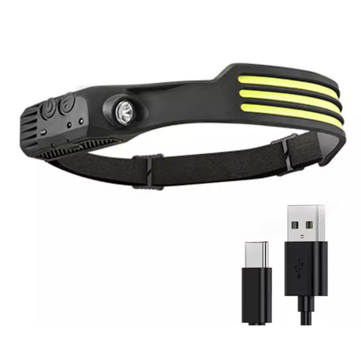 Світлодіодний ліхтар з кріпленням на голову BL-W689-LM+3COB, Ліхтар на лоб для риболовлі Police RU-56 Львів - фото 6