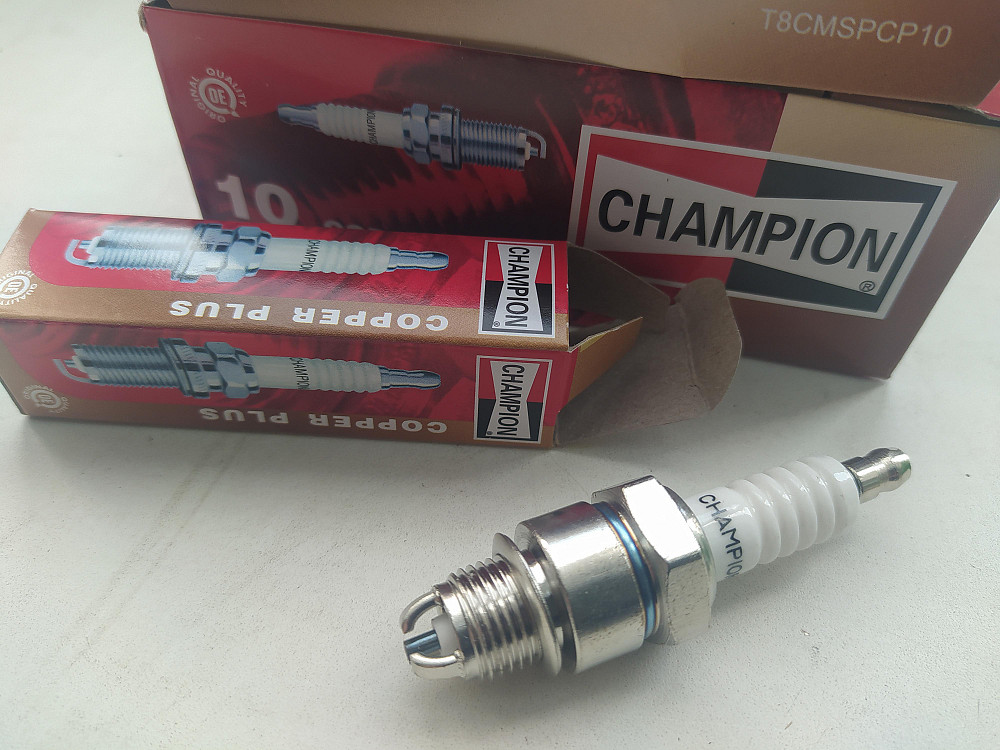 Свічка 3-х електродна E6TJC M14*1,25 12,7mm (2T 50-150cc) CHAMP Київ - фото 1