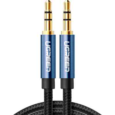 Кабель мультимедийный 3.5mm M to 3.5mm M 1.0m AV112 blue Ugreen (10685) Винница