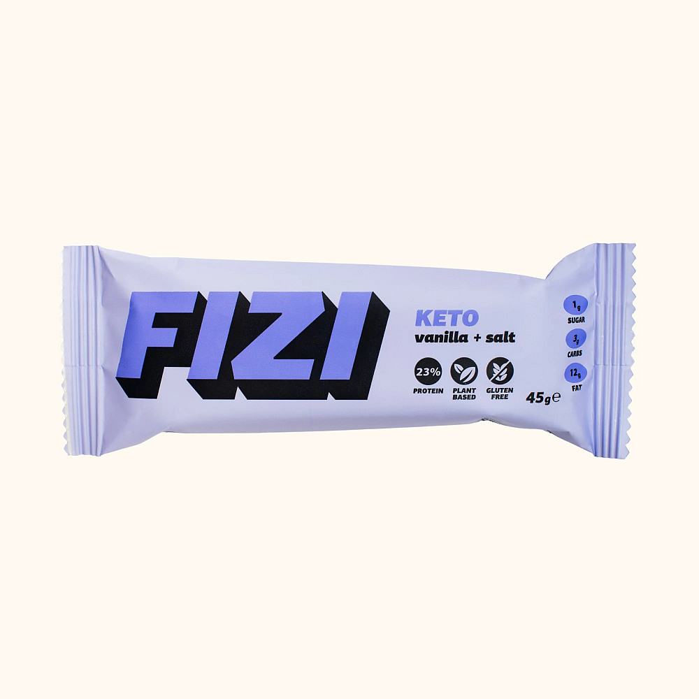 Батончик Fizi КЕТО Vanilla + Salt 45g Луцк - изображение 1