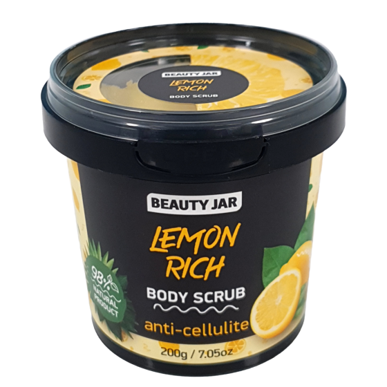 Скраб для тіла Лимонна Розкіш Beauty Jar 200 г Вінниця