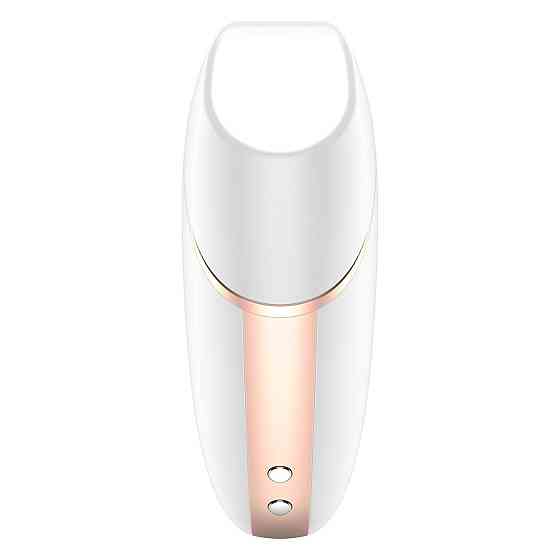 Вакуумный клиторальный стимулятор Satisfyer Love Triangle White с управлением через интернет Sex Aura Киев