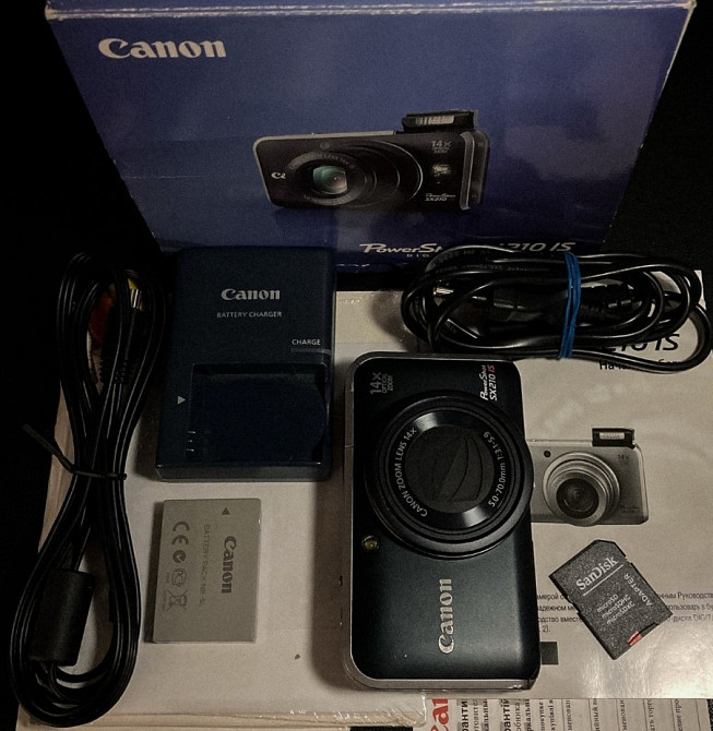 Фотоаппарат Canon PowerShot SX210 IS Стильная мыльничка. Харьков - изображение 7