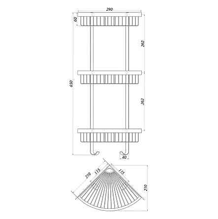 Поличка кутова TOPAZ 4115-3 (000021260) Київ
