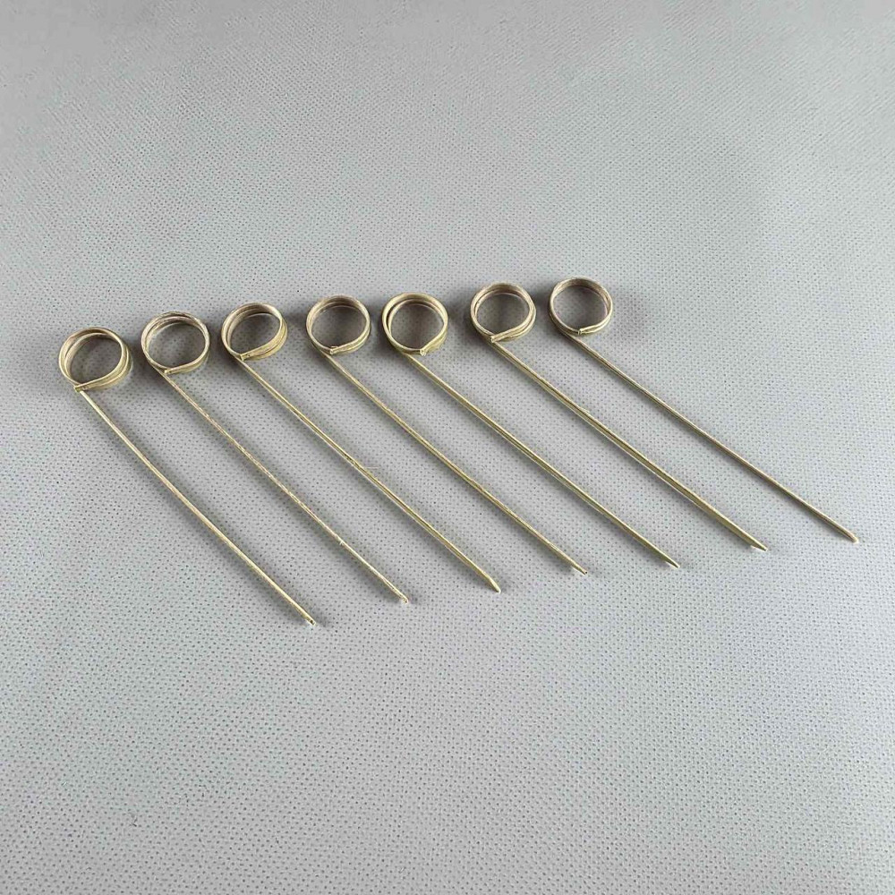 Дерев'яні бамбукові шпажки Кільце 12 см, 100 шт (1 пачка) Харків - фото 1