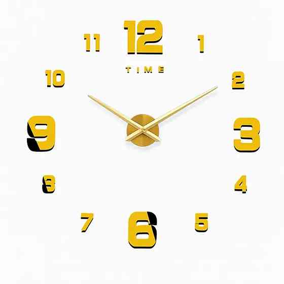 Yiwu Годинник настінний діаметр 10 см круглий в стилі лофт HP-3Y-1GOLD Коломия