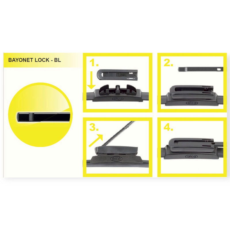 Адаптер двірника 6/8 bajonett lock (2шт) щітки Мукачево - фото 1