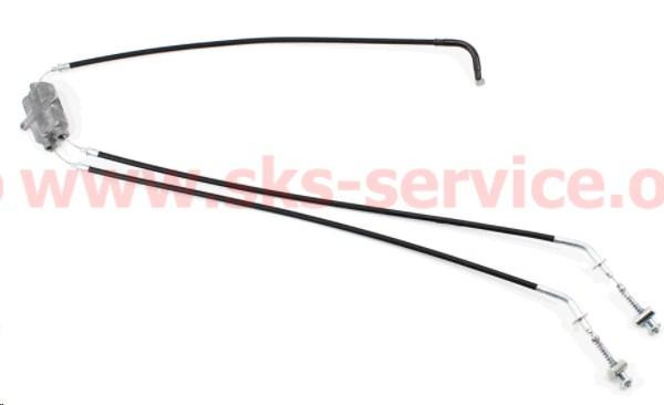 Трос гальма квадроцикл 50 подвійний (трос 1400мм, кожух 1240мм) Мукачево - фото 1