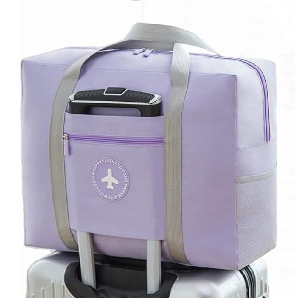 Сумка для подорожей, дорожня, портативна сумка для одягу, речей з відсіком для аксесуарів фіолетова Кам'янець-Подільський - фото 5