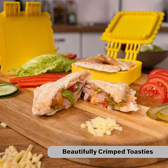 Форма для сендвічів Toastie Maker Modish Ware, запаювач тостів для тонкого хліба, BPA Free, для тостера, духовки, аерофритюрниці Київ