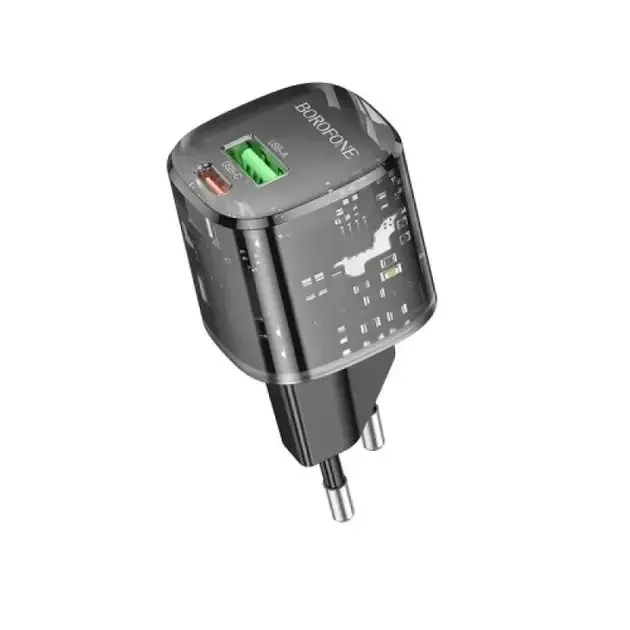 Зарядний пристрій Borofone Sunlight BN17 220В 20Вт QC3.0 швидка зарядка для смартфонів та портативної техніки Одеса - фото 8