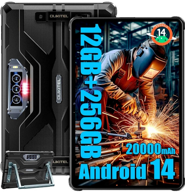 Захищений і протиударний планшет Oukitel Pad RT8 12Gb/256Gb Київ - фото 8