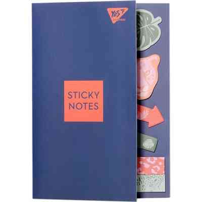 Бумага для заметок Yes с липким слоем Vivere в наборе, 8x20 листов (170283) Винница
