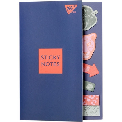 Бумага для заметок Yes с липким слоем Vivere в наборе, 8x20 листов (170283) Винница - изображение 1