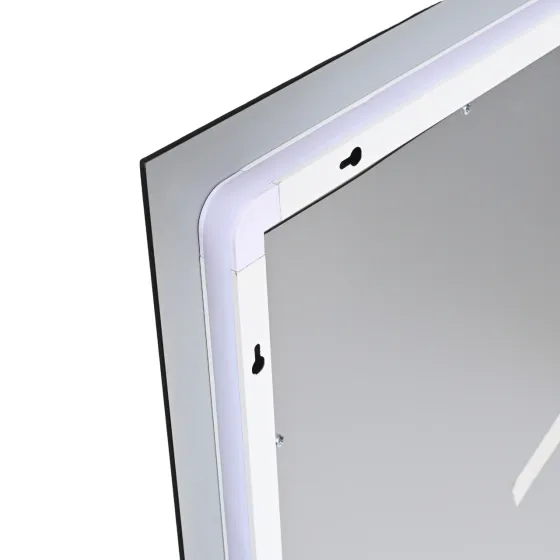 Дзеркало Qtap Taurus (TA1) 1000×800 мм з LED-підсвіткою Touch, з антизапотіванням, з димером, темп. кольору (3000-6500K) Київ