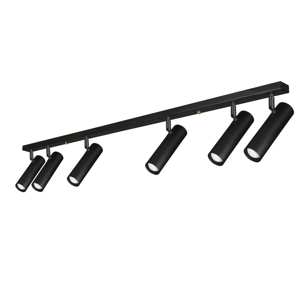 Світильник на планці з поворотними плафонами 6-Е2 7Telescope NL 22501-6 BK Київ - фото 1