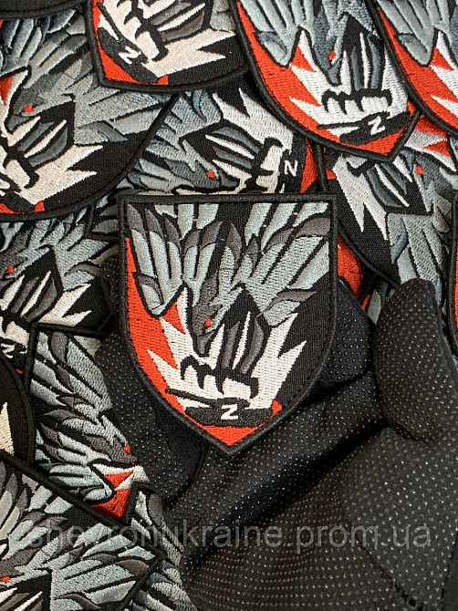 Шеврон Яструб (Форма щит. На липучці) Розмір 8x7см Київ - фото 6