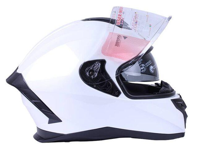 Шолом мотоциклетний інтеграл MD-820 (білий, size M) Мукачево - фото 4