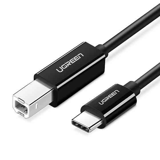 Кабель для принтера USB type C 2.0 - USB type B Ugreen US241 80811 (Чорний, 1м) Николаев