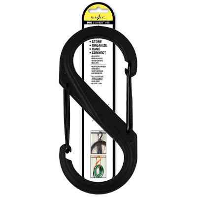 Карабин туристический Nite ize Plastic Carb S Biner Size 10 NI678 All Black (4823082709496) Винница