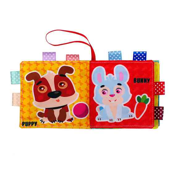 Розвиваюча м'яка книга "Котик Няв-Няв" 823444, 8 малюнків Вінниця